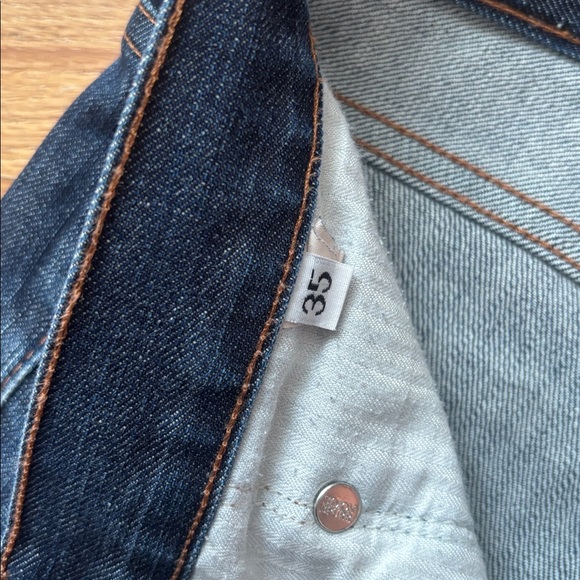 Simon Spurr mens jeans blue fade slim straight sz 35 waist inseam 30 - Picture 5 of 9